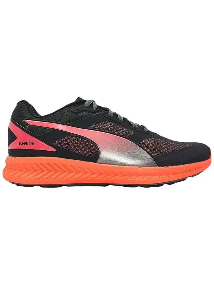 Кроссовки Puma Wmns Ignite Mesh 'Black Orange' — изображение 1 из 1, черный оранжевый