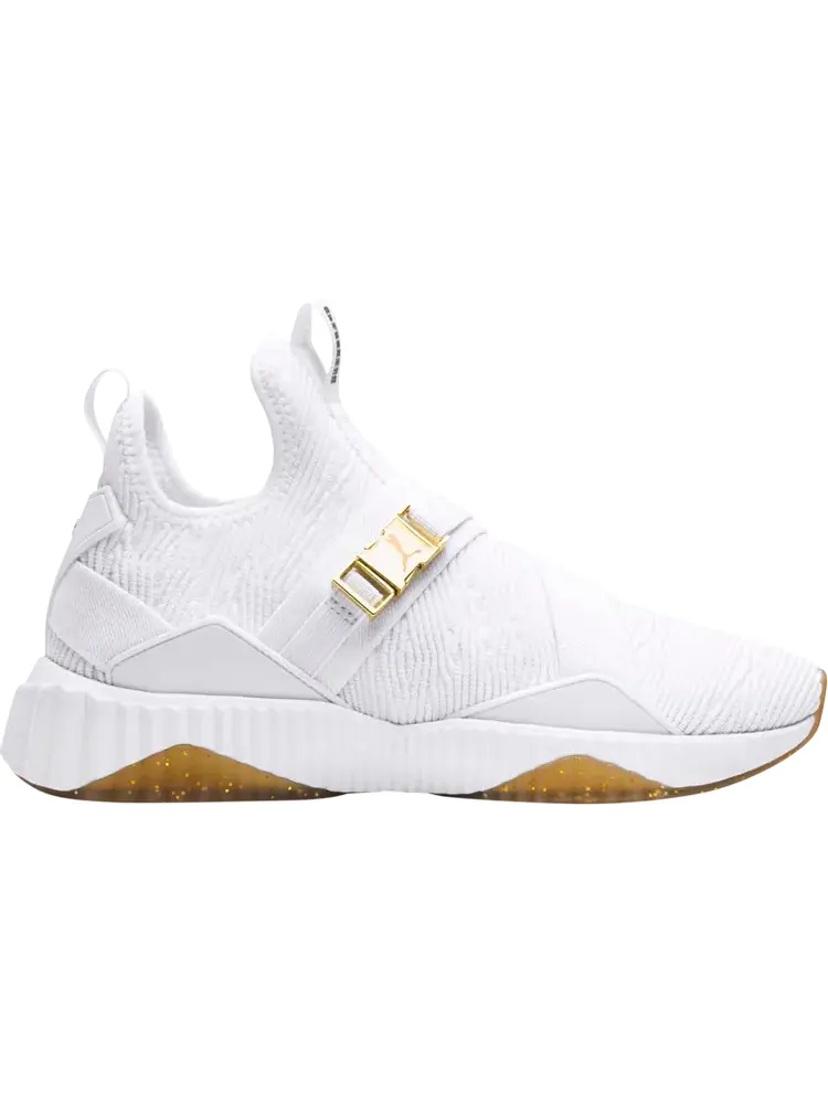 Кроссовки Puma Wmns Defy Varsity Mid White Metallic Gold — изображение 1 из 1, белый
