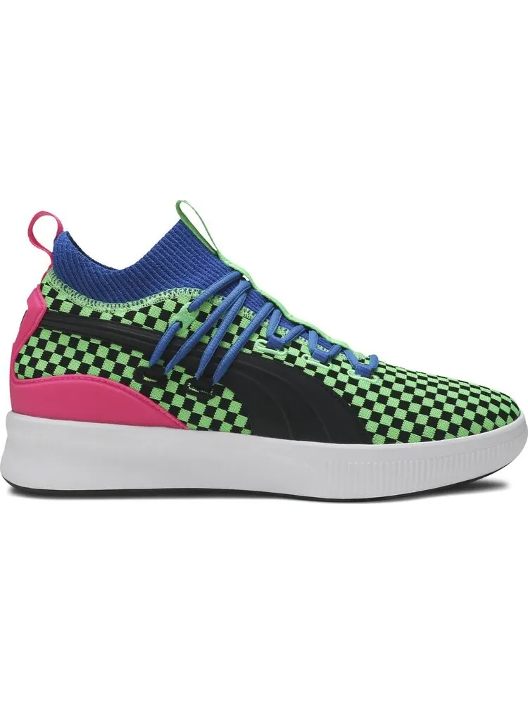 Кроссовки Puma Clyde Court Summertime — изображение 1 из 8, зеленый