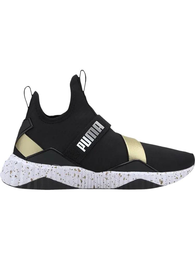 Кроссовки Puma Wmns Defy Mid Metal Black Gold — изображение 1 из 1, черный