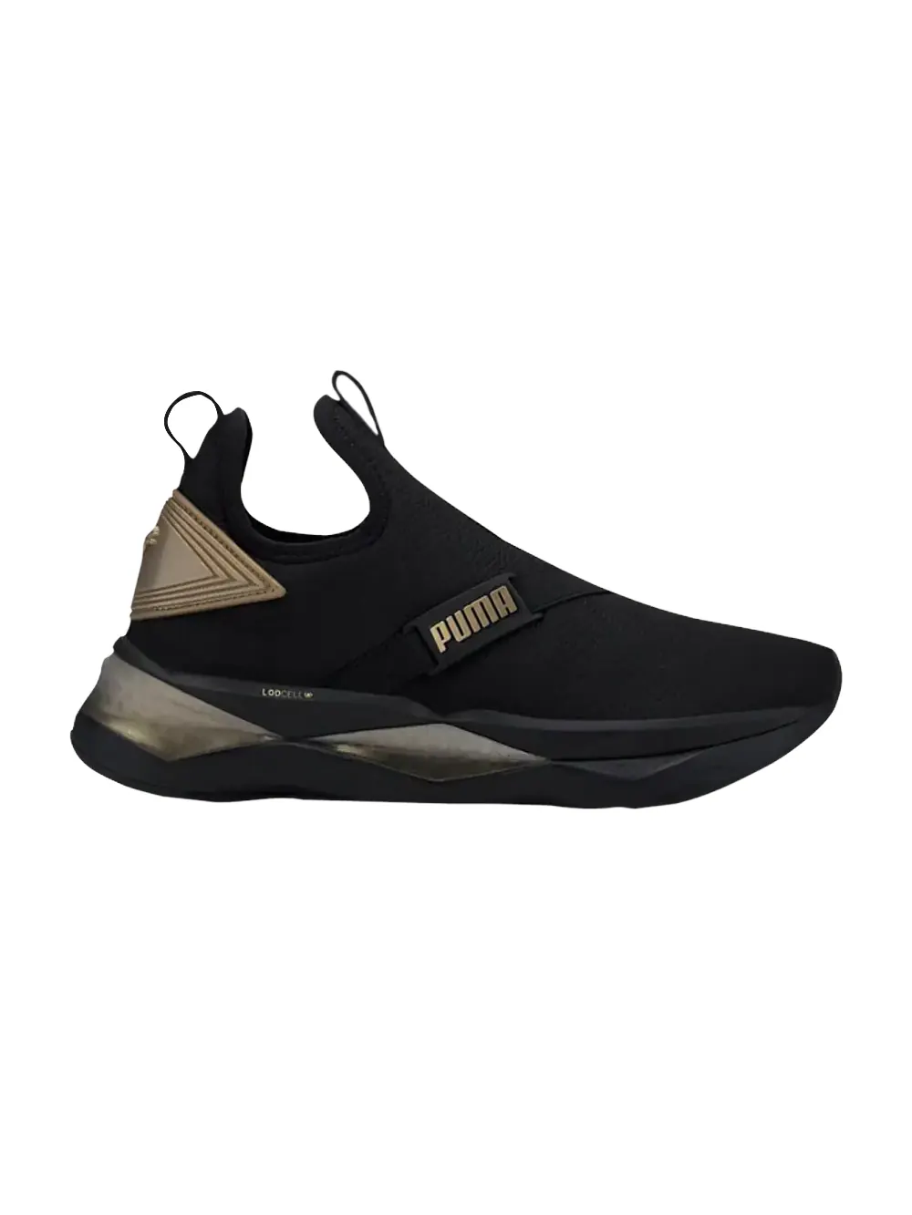 Кроссовки Wmns LQDCELL Shatter Mid Puma — изображение 1 из 1, черный/золотистый