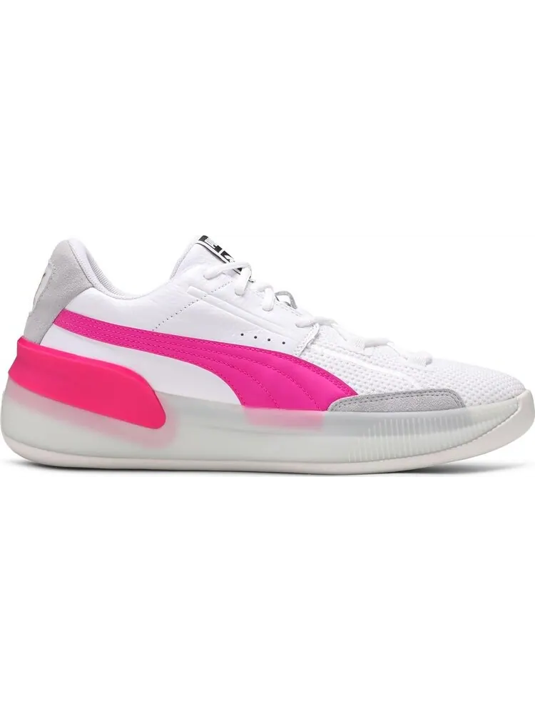 Кроссовки Puma Clyde Hardwood Pink Glow — изображение 1 из 8, розовый
