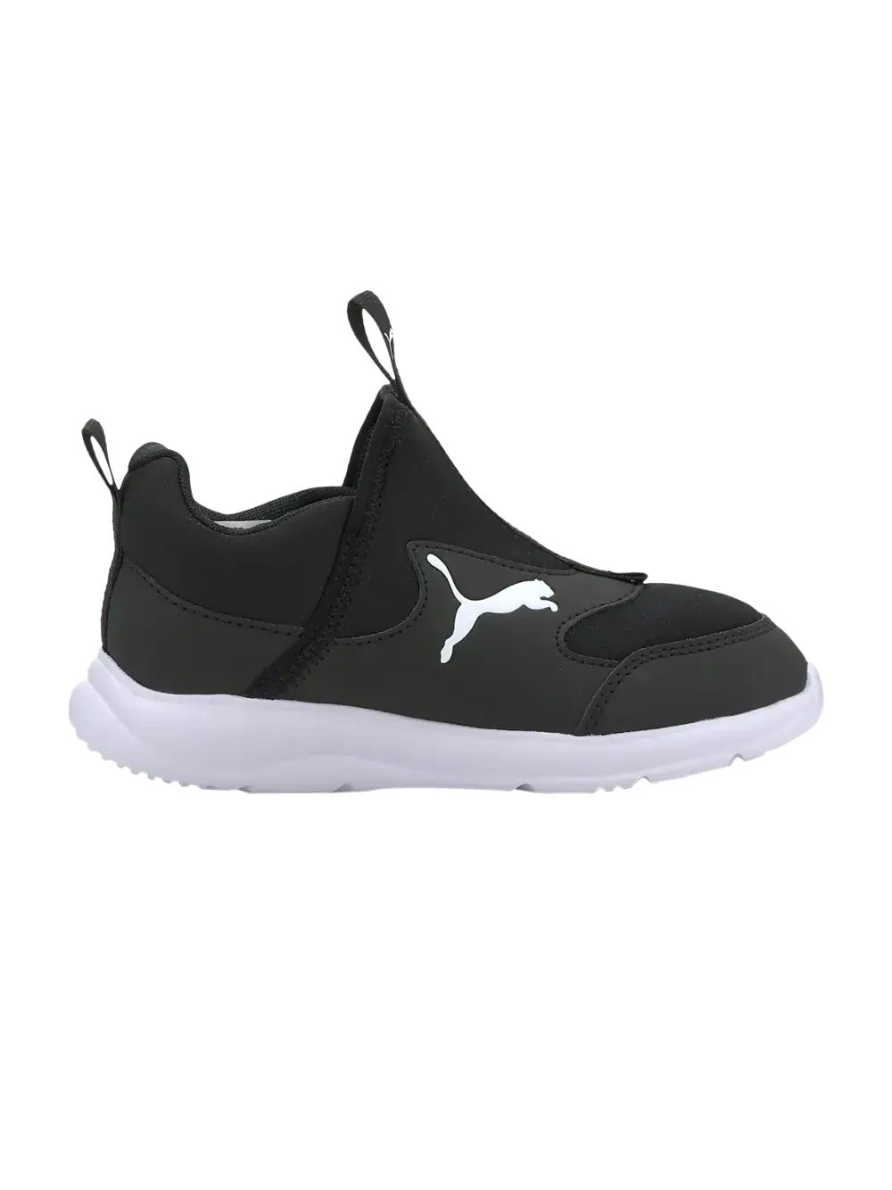Кроссовки Fun Racer Slip-On Little Kid Puma — изображение 1 из 1, черный/белый