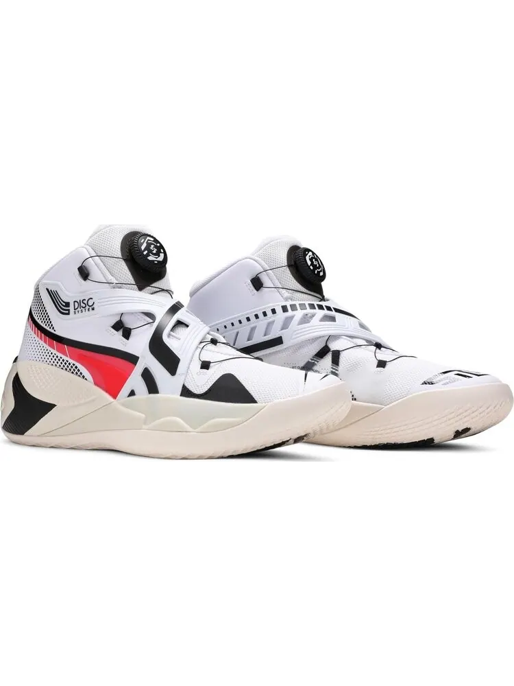 Кроссовки Puma Disc Rebirth White Fiery Coral — изображение 8 из 8, белый