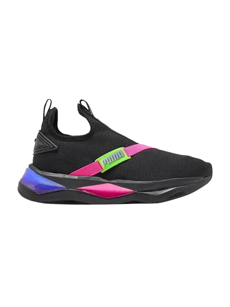 Кроссовки Puma Wmns LQDCELL Shatter Mid Black Pink Green — изображение 1 из 1, черный розовый зеленый