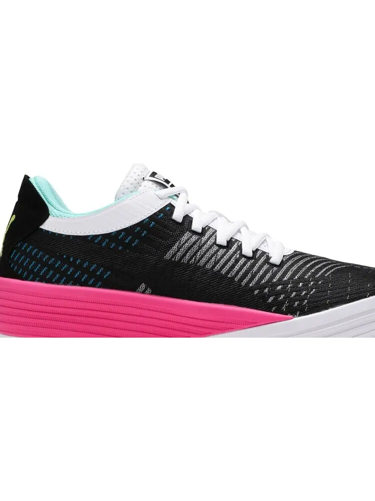 Кроссовки Puma Clyde All-Pro Black Luminous Pink — изображение 2 из 8, черный