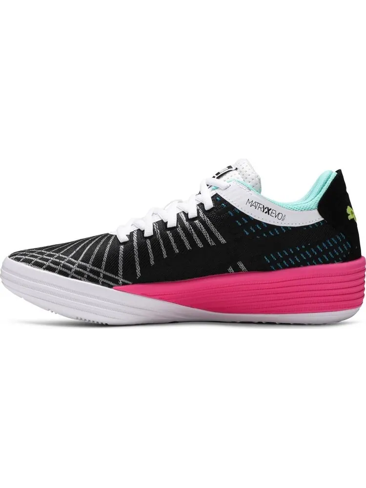 Кроссовки Puma Clyde All-Pro Black Luminous Pink — изображение 3 из 8, черный