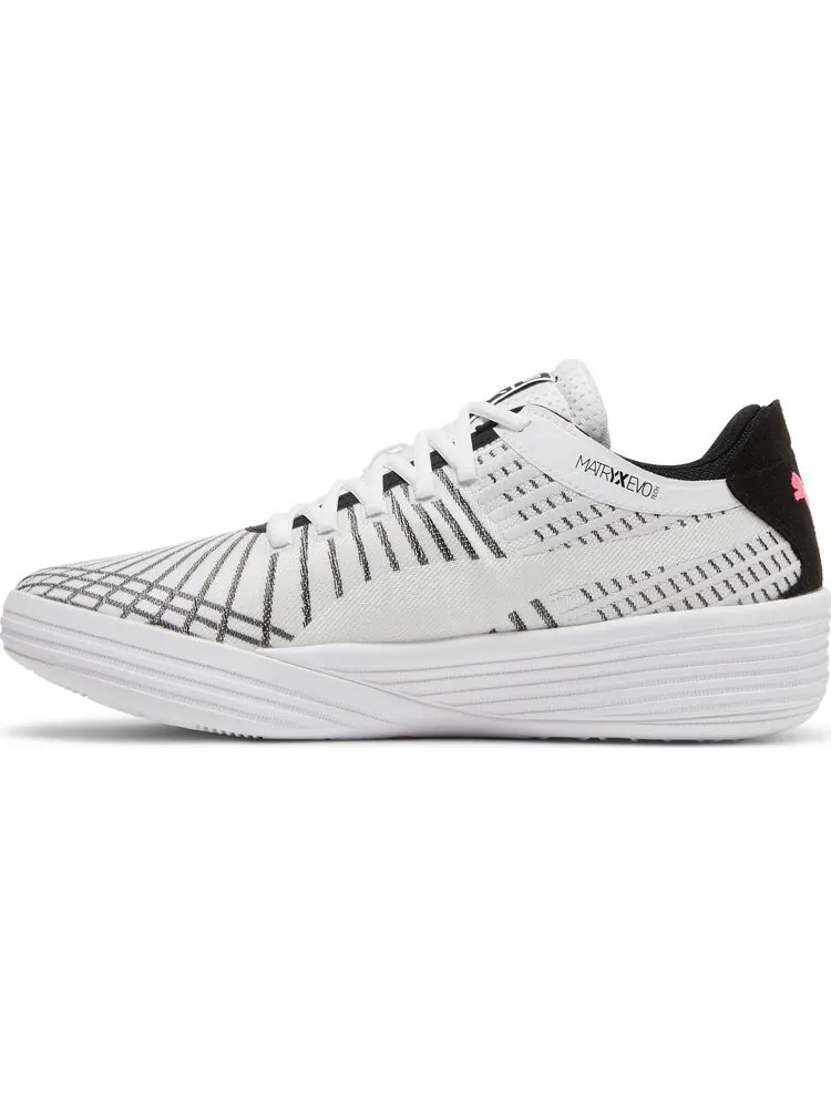 Кроссовки Puma Clyde All-Pro White Black — изображение 3 из 8, белый