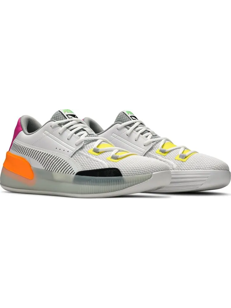 Кроссовки Puma Clyde Hardwood Retro Fantasy — изображение 8 из 8, белый