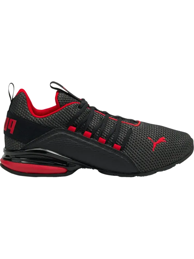 Кроссовки Puma Axelion LS Black High Risk Red — изображение 1 из 1, черный