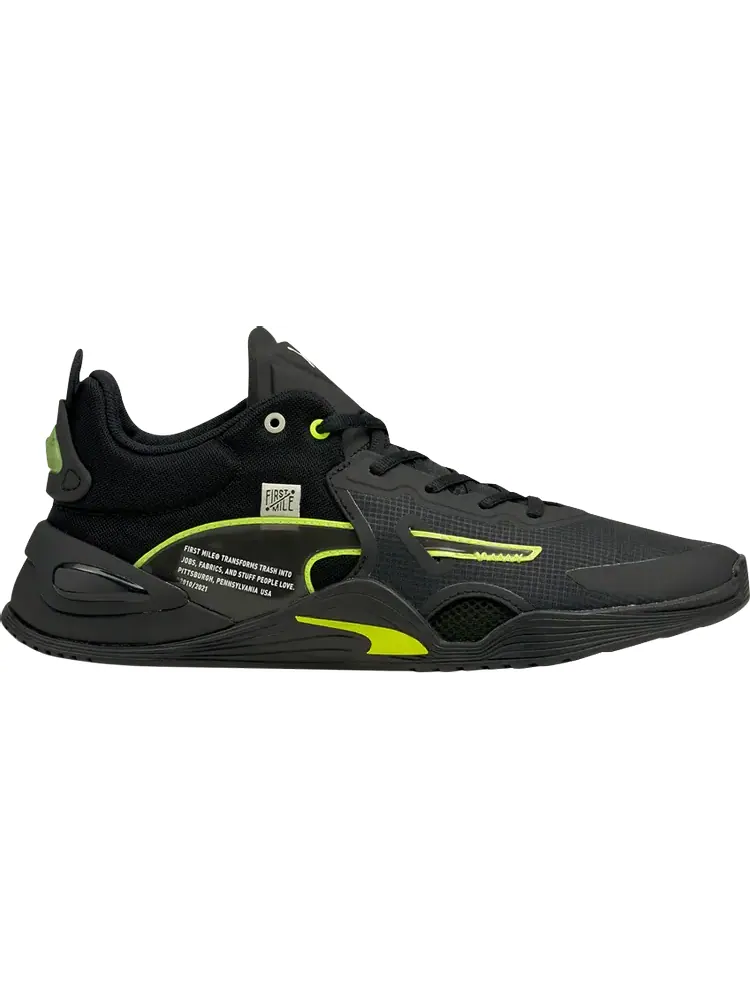 Кроссовки Puma First Mile x Fuse Black Soft Fluo Yellow — изображение 1 из 1, черный