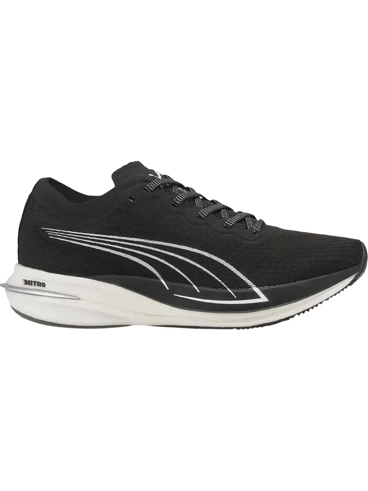 Кроссовки Puma Wmns Deviate Nitro Black White — изображение 1 из 1, черный