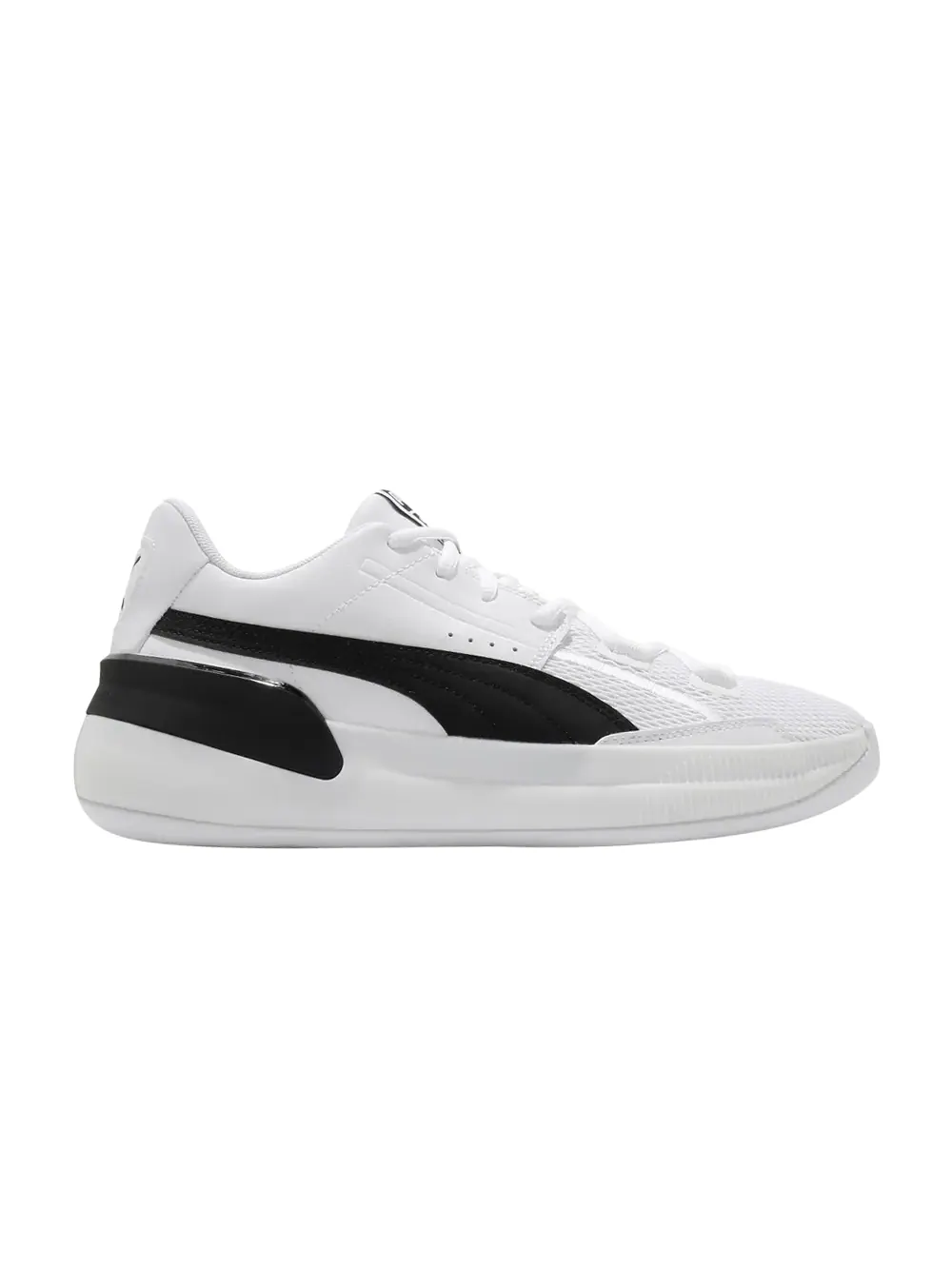 Кроссовки Clyde Hardwood Team Puma — изображение 1 из 1, белый/черный