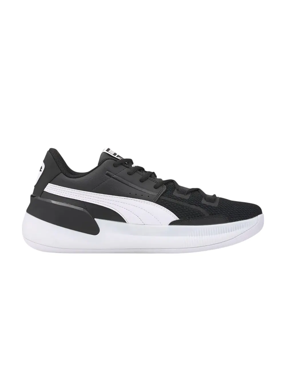 Кроссовки Clyde Hardwood Team Puma — изображение 1 из 1, черный/белый