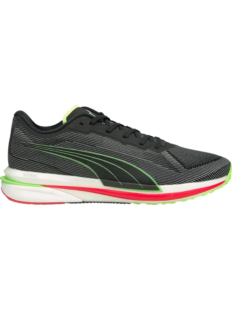 Кроссовки Puma Velocity Nitro Black Green Glare — изображение 1 из 1, черный