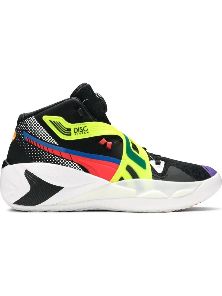Кроссовки Puma Disc Rebirth Black Yellow Alert — изображение 1 из 8, черный