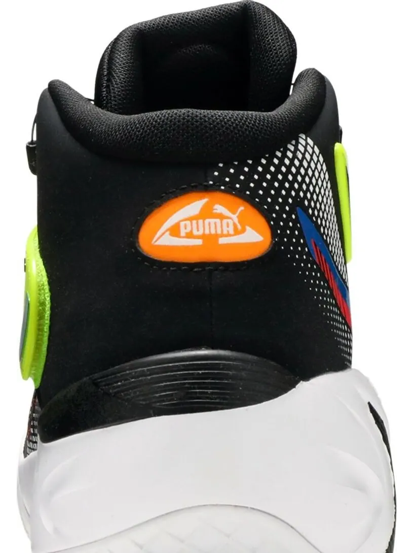 Кроссовки Puma Disc Rebirth Black Yellow Alert — изображение 7 из 8, черный