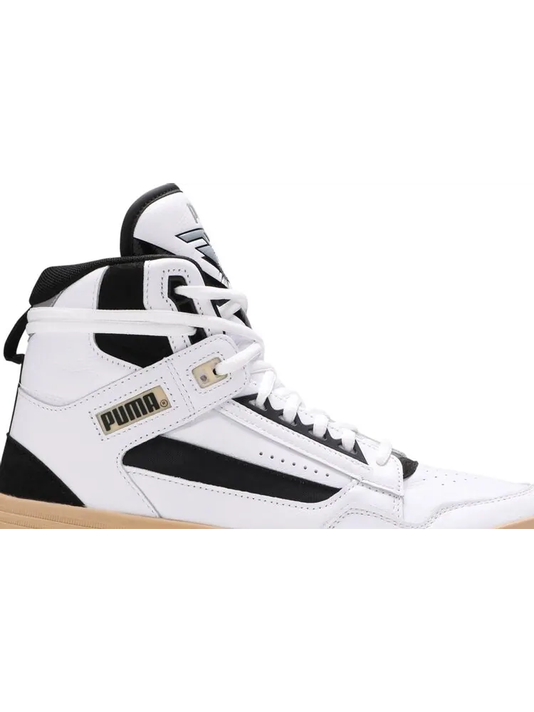 Кроссовки Puma Kyle Kuzma x RHUDE x Clyde All-Pro Mid — изображение 2 из 8, белый