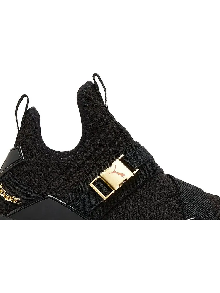 Кроссовки Puma Wmns Defy Mid Black Gold — изображение 2 из 8, черный