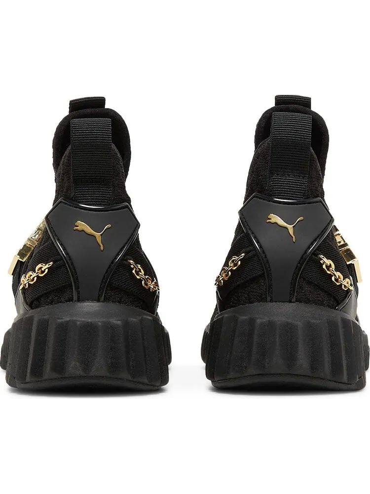 Кроссовки Puma Wmns Defy Mid Black Gold — изображение 6 из 8, черный