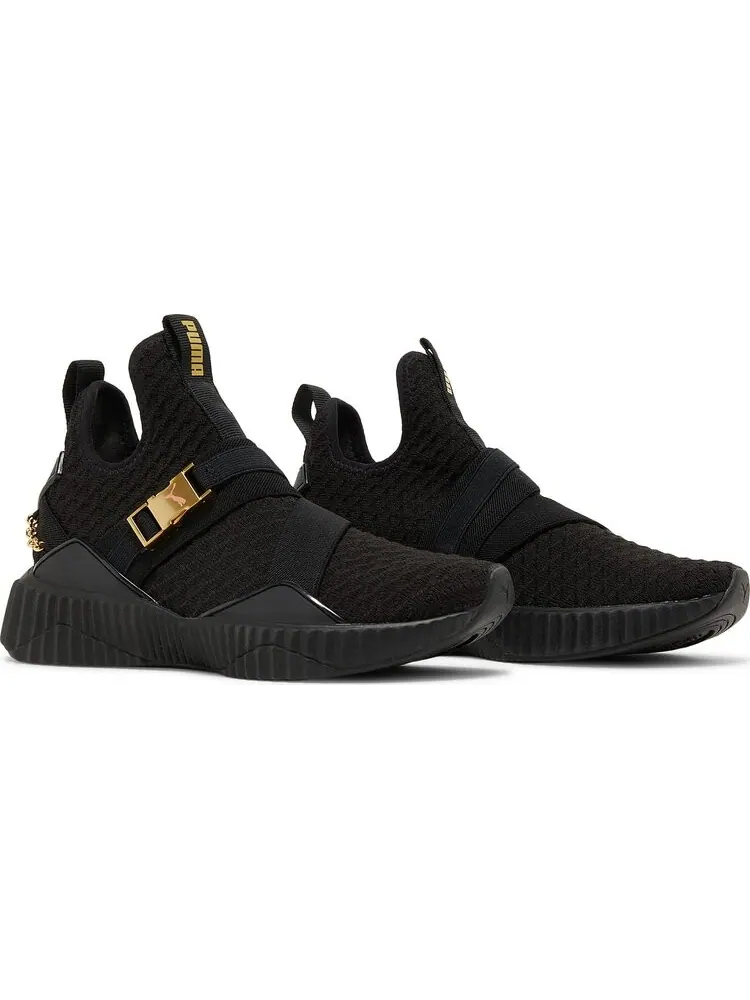 Кроссовки Puma Wmns Defy Mid Black Gold — изображение 8 из 8, черный
