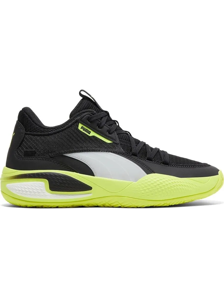 Кроссовки Puma Court Rider Black Yellow Alert — изображение 1 из 8, черный