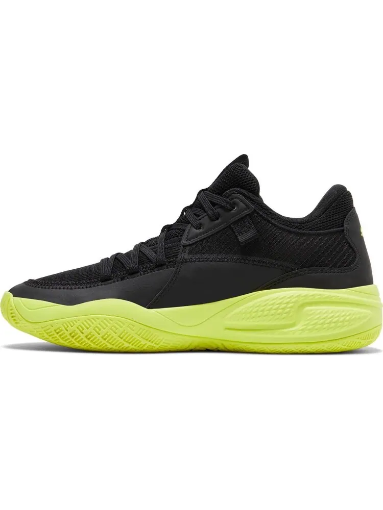Кроссовки Puma Court Rider Black Yellow Alert — изображение 3 из 8, черный
