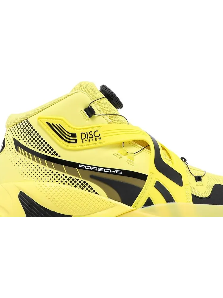 Кроссовки Puma Porsche Legacy x Disc Rebirth Celandine — изображение 2 из 8, желтый