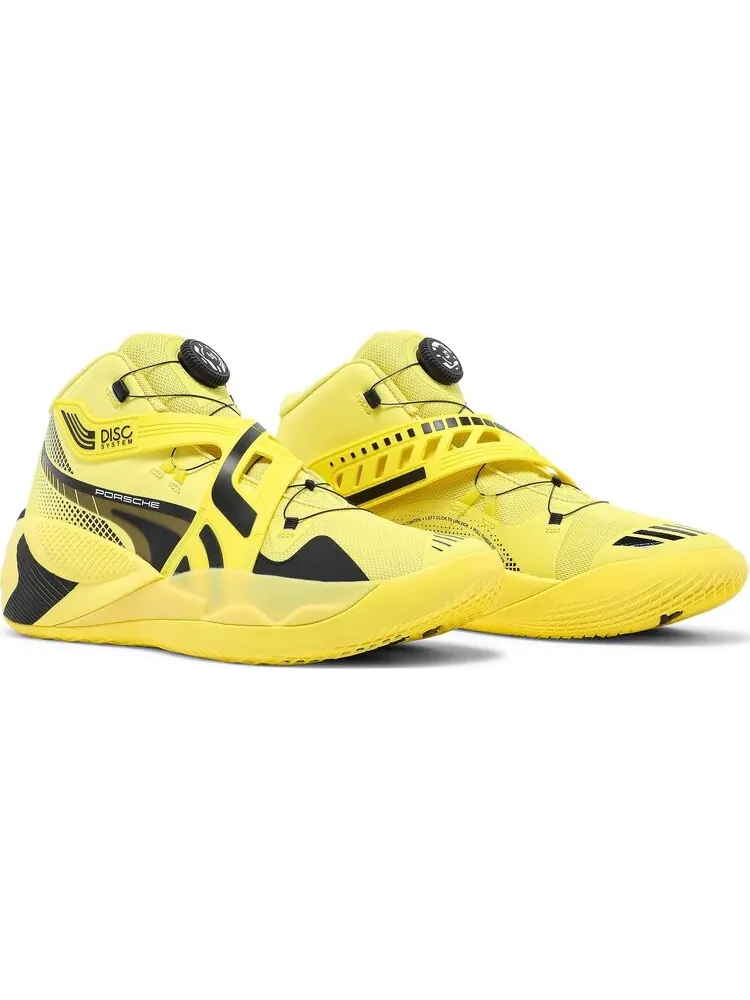 Кроссовки Puma Porsche Legacy x Disc Rebirth Celandine — изображение 8 из 8, желтый