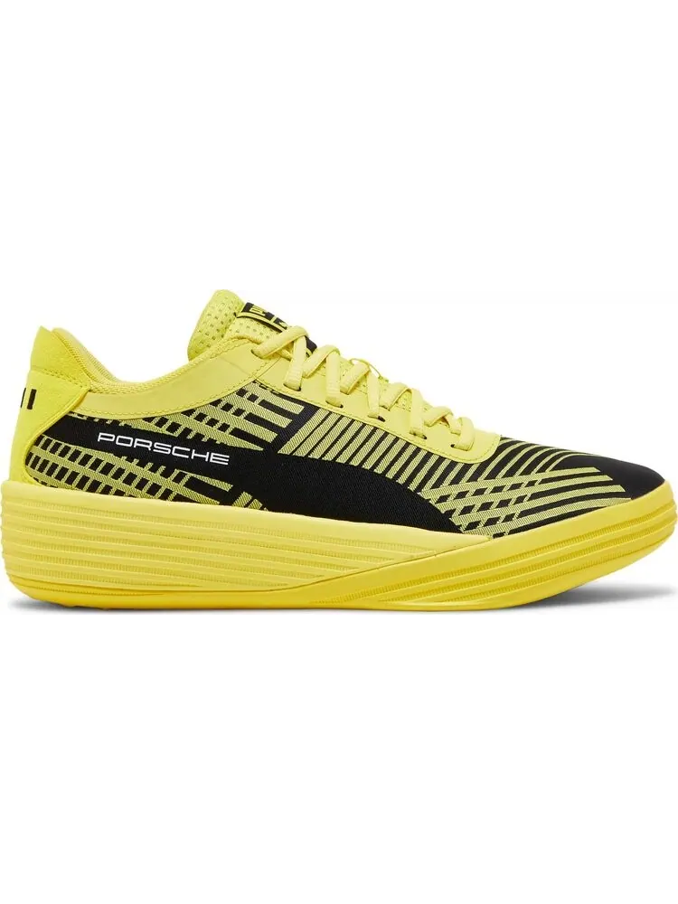Кроссовки Puma Porsche Legacy x Clyde All-Pro Celandine — изображение 1 из 8, желтый