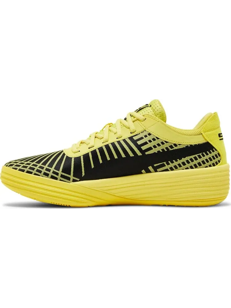 Кроссовки Puma Porsche Legacy x Clyde All-Pro Celandine — изображение 3 из 8, желтый