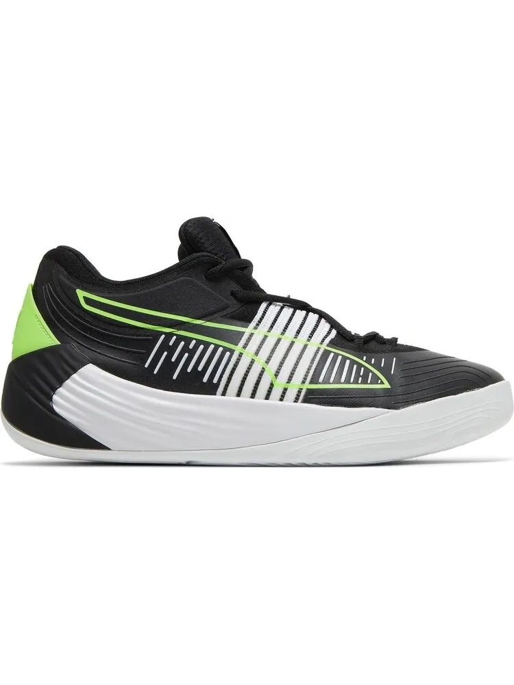 Кроссовки Puma Fusion Nitro Black Green Glare — изображение 1 из 8, черный