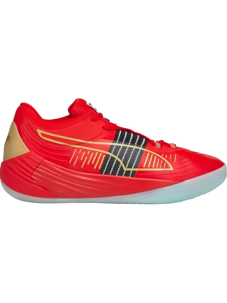 Кроссовки Puma Fusion Nitro High Risk Red Team Gold — изображение 1 из 1, красный