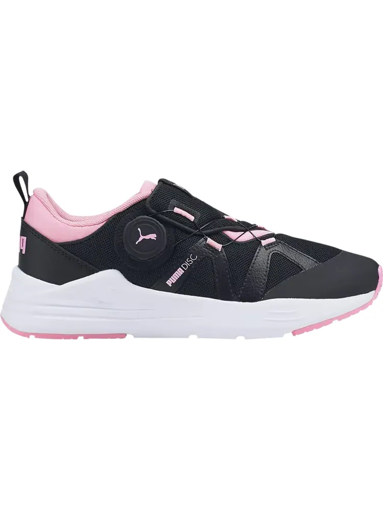Кроссовки Puma Wired Run Disc Jr Black Prism Pink — изображение 1 из 1, черный