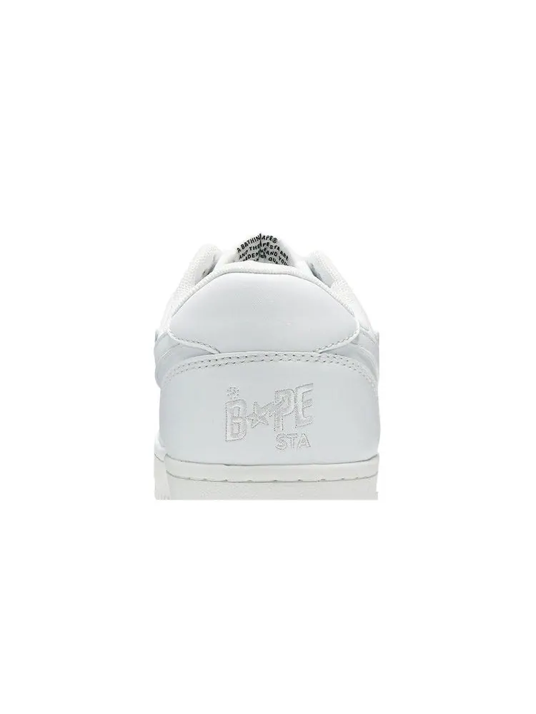 Кроссовки BAPE Bapesta Low 'White' — изображение 8 из 9, белый
