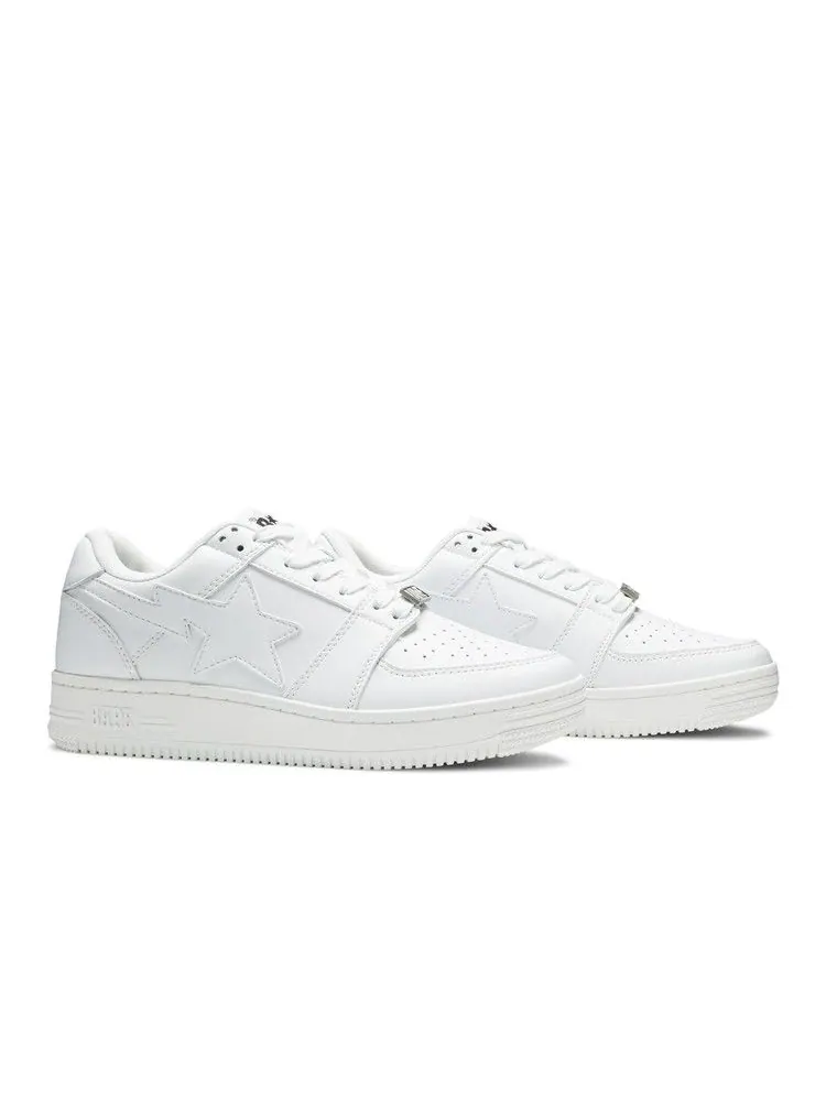 Кроссовки BAPE Bapesta Low 'White' — изображение 9 из 9, белый