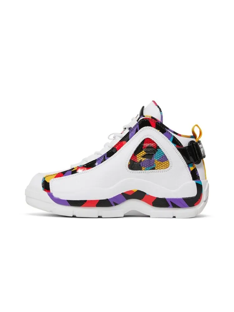 Кроссовки Fila Grant Hill 2 90s 'White Geometric' — изображение 3 из 4, белый