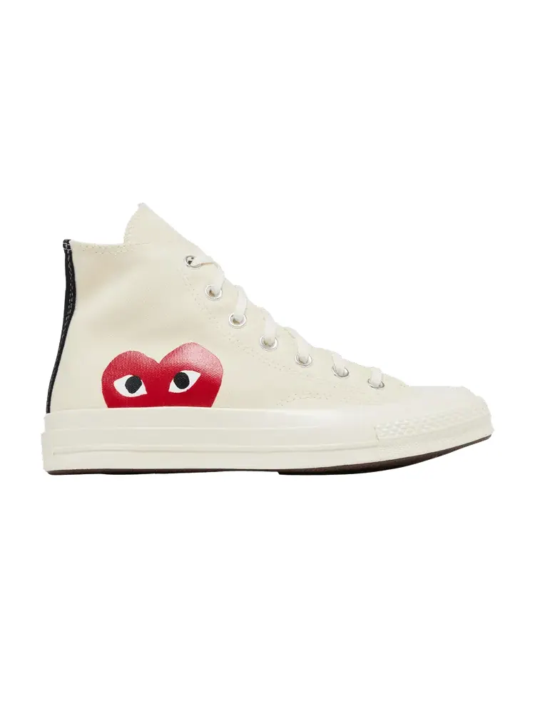 Кроссовки Converse Comme Des Garçons x Chuck 70 Hi 'Play' — изображение 1 из 1, белый