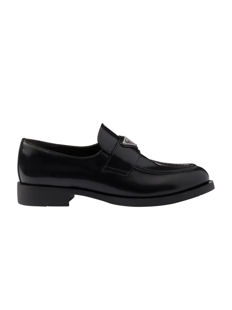 Кроссовки Prada Wmns Brushed Leather Loafer — изображение 1 из 1, черный