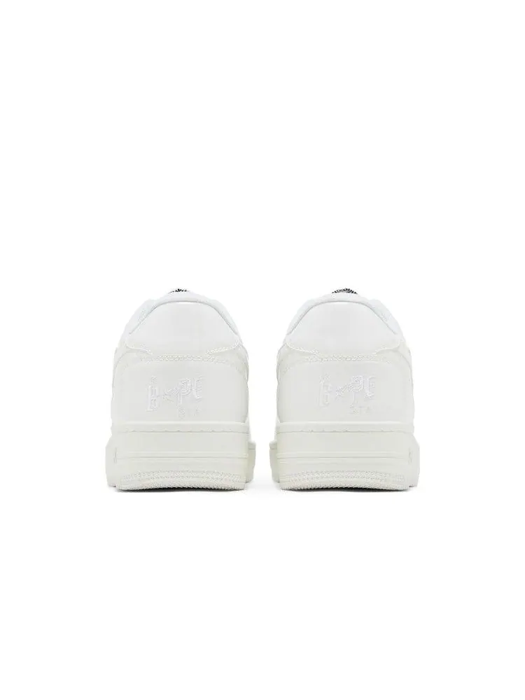 Кроссовки BAPE Bapesta Low 'White' — изображение 7 из 9, белый