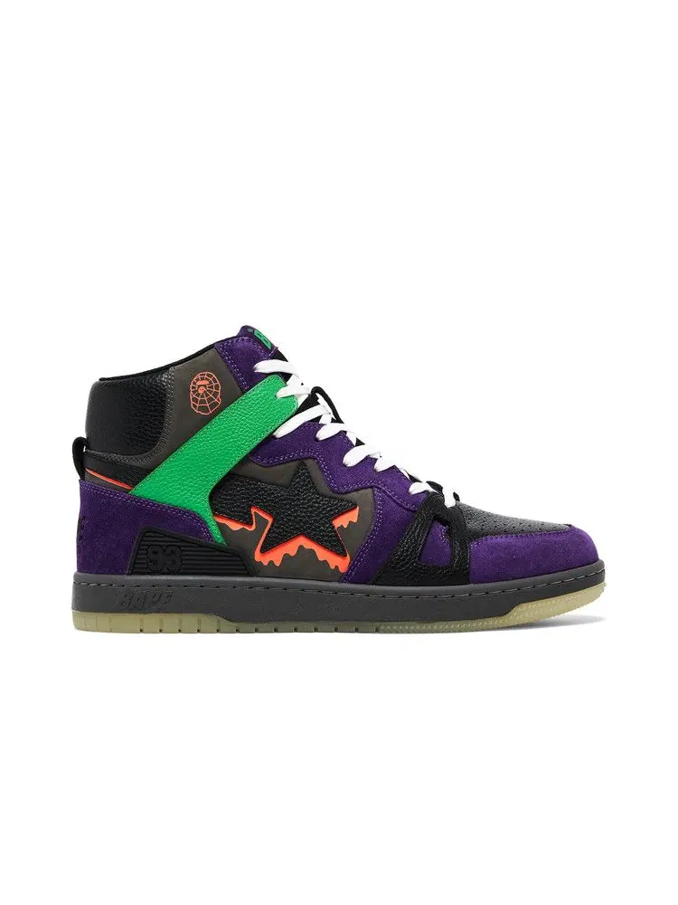 Кеды BAPE Sk8 Sta High 'Halloween' — изображение 2 из 9, черный