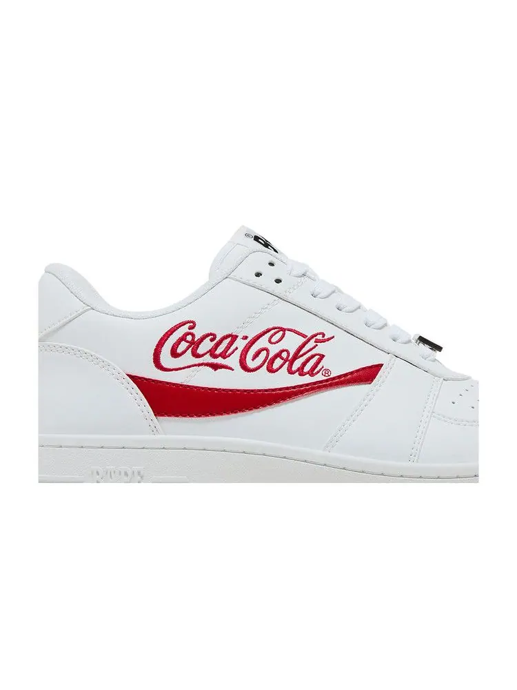 Кроссовки BAPE Coca-Cola x Bapesta Low 'White' — изображение 3 из 9, белый/красный