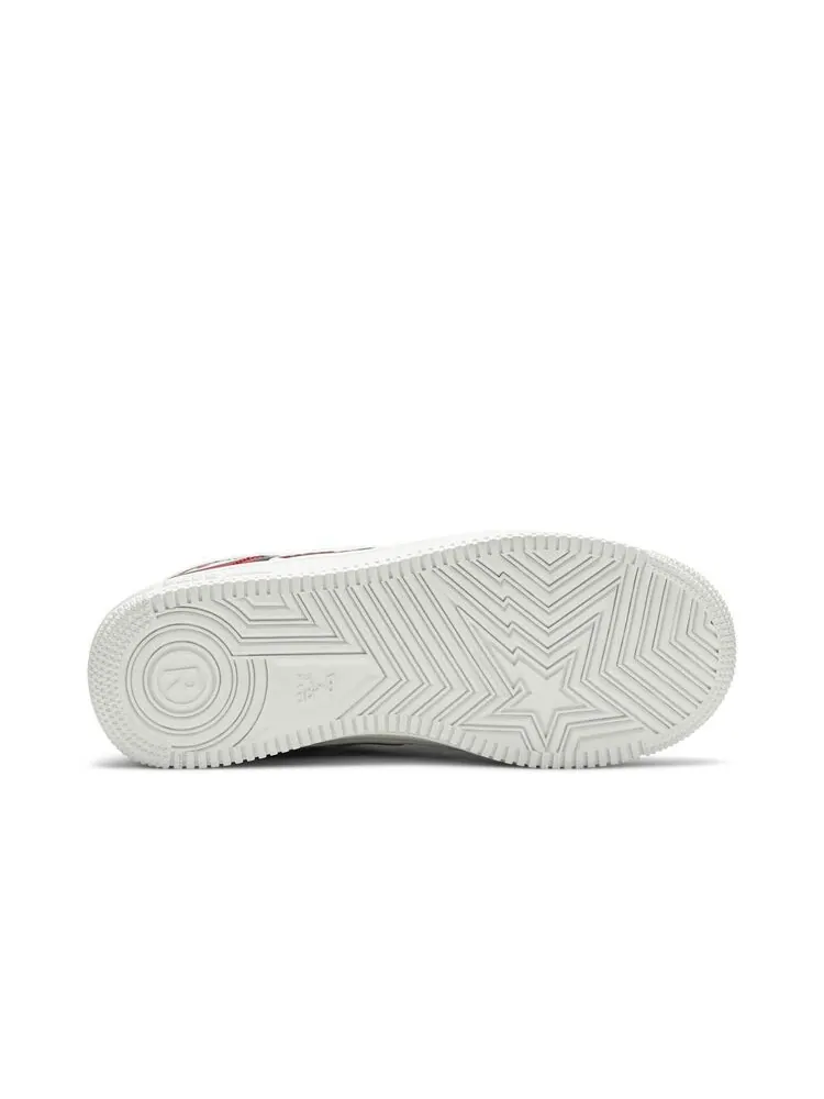 Кроссовки BAPE Bapesta Low M2 Red Shark Face — изображение 4 из 6, красный