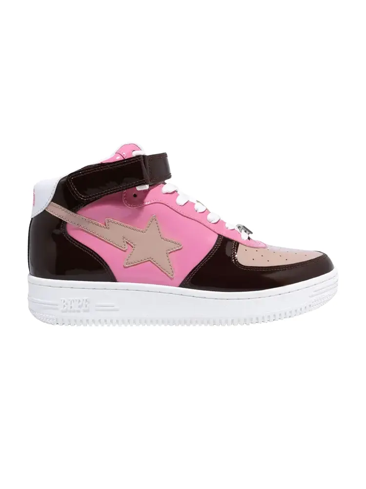 Кроссовки BAPE Bapesta Mid — изображение 1 из 1, коричневый