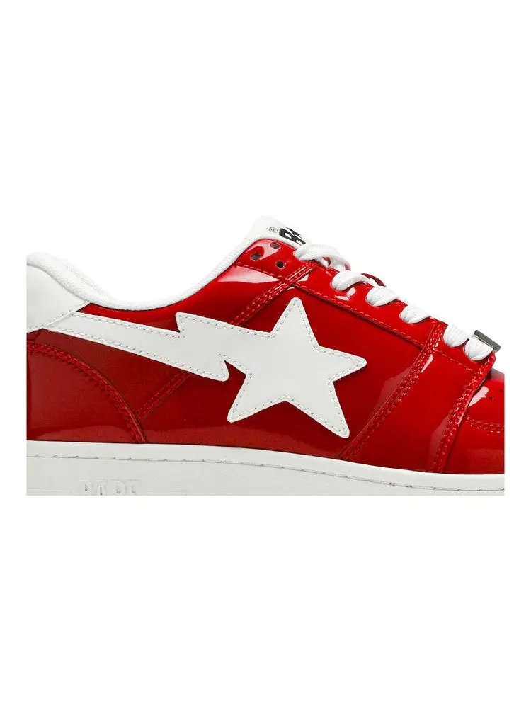 Кроссовки BAPE Bapesta Low M2 'Red' — изображение 3 из 9, красный/белый