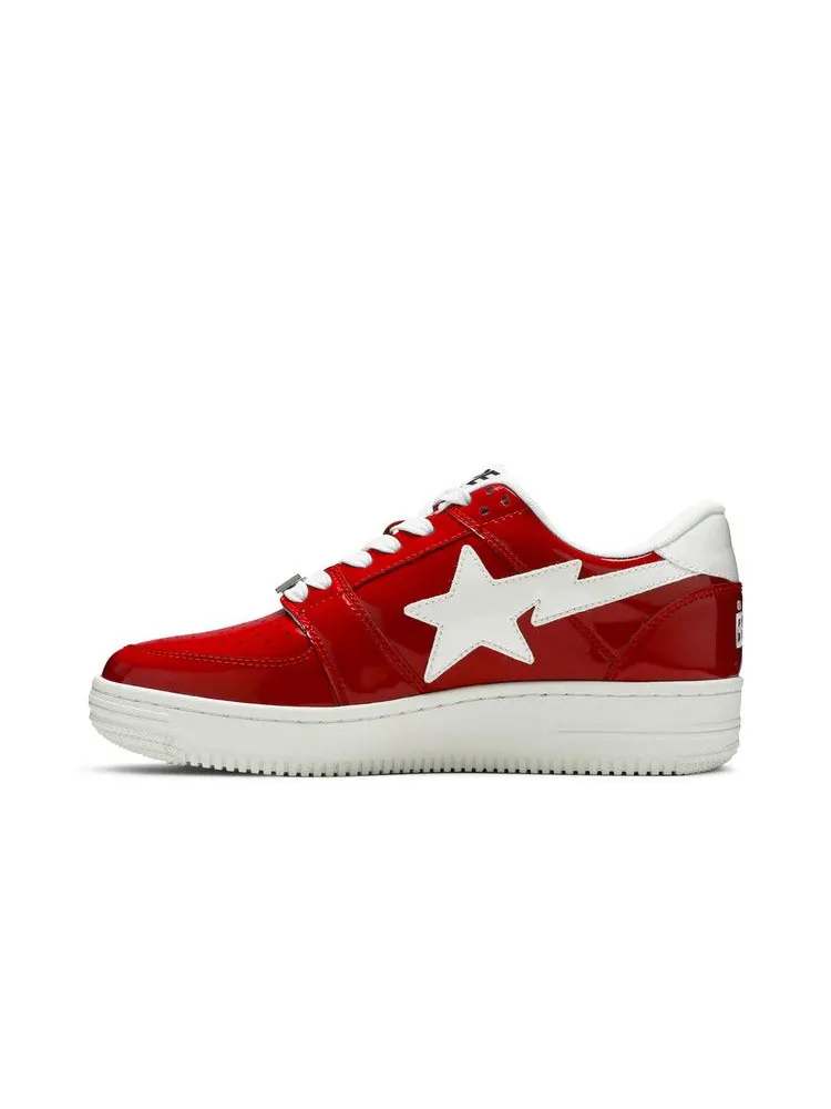 Кроссовки BAPE Bapesta Low M2 'Red' — изображение 4 из 9, красный/белый