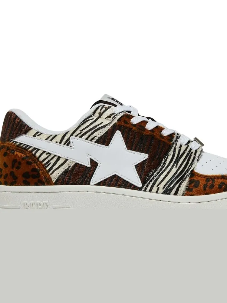 Кроссовки Bapesta Low M2 Animal Mix — изображение 2 из 8, белый