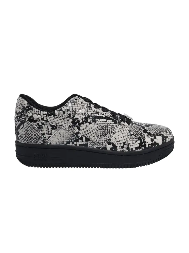 Кроссовки BAPE Bapesta Low M2 'Python - Beige' — изображение 1 из 1, бежевый/черный