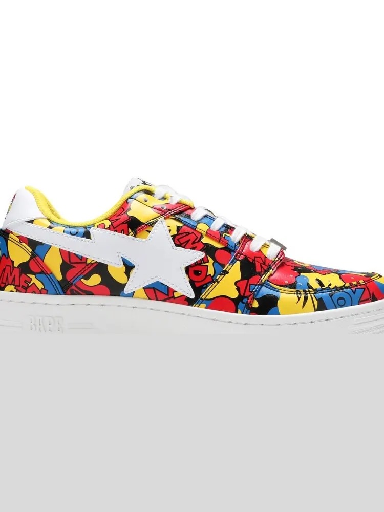 Кроссовки Medicom Toy x Bapesta Low M1 All‑Over Camo — изображение 2 из 8, мульти
