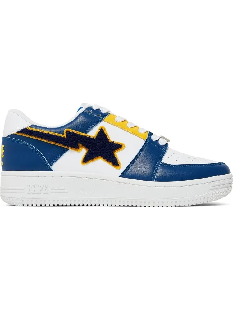 Кроссовки Bapesta Low Patched Navy — изображение 1 из 8, синий